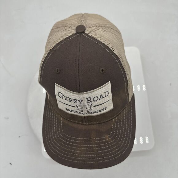 Gypsy Road Brewing Company Snapback Trucker Hat Cap Brown - Picture 7 of 11